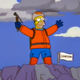 Illustration for article titled Homer finds the inspiration to be a good dad—and it’s in bar form!